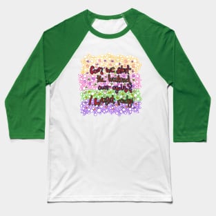 Start the weekend again funny party print Baseball T-Shirt